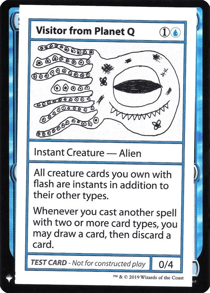 Visitor from Planet Q [Mystery Booster Playtest Cards] - Magic: The Gathering - Card Brawlers | Quebec | Canada |