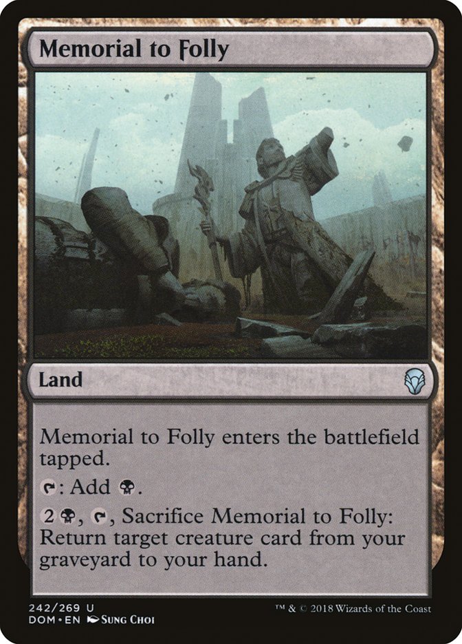 Memorial to Folly [Dominaria] - Magic: The Gathering - Card Brawlers | Quebec | Canada |
