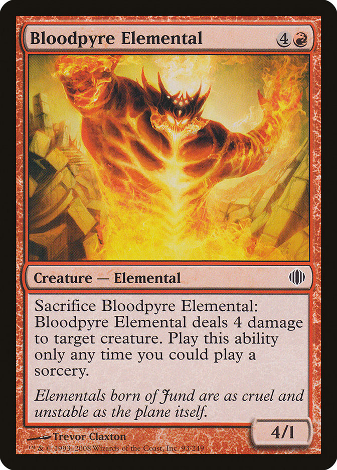 Bloodpyre Elemental [Shards of Alara] - Magic: The Gathering - Card Brawlers | Quebec | Canada |