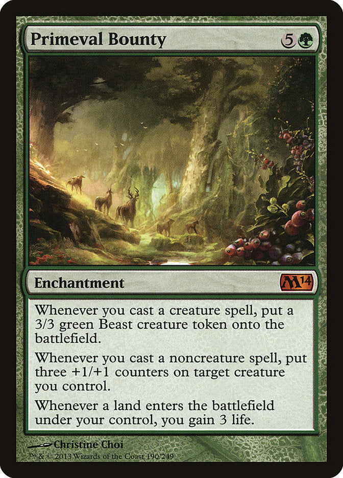 Primeval Bounty [Magic 2014] - Magic: The Gathering - Card Brawlers | Quebec | Canada |