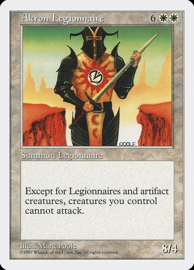 Akron Legionnaire [Fifth Edition] - Magic: The Gathering - Card Brawlers | Quebec | Canada |