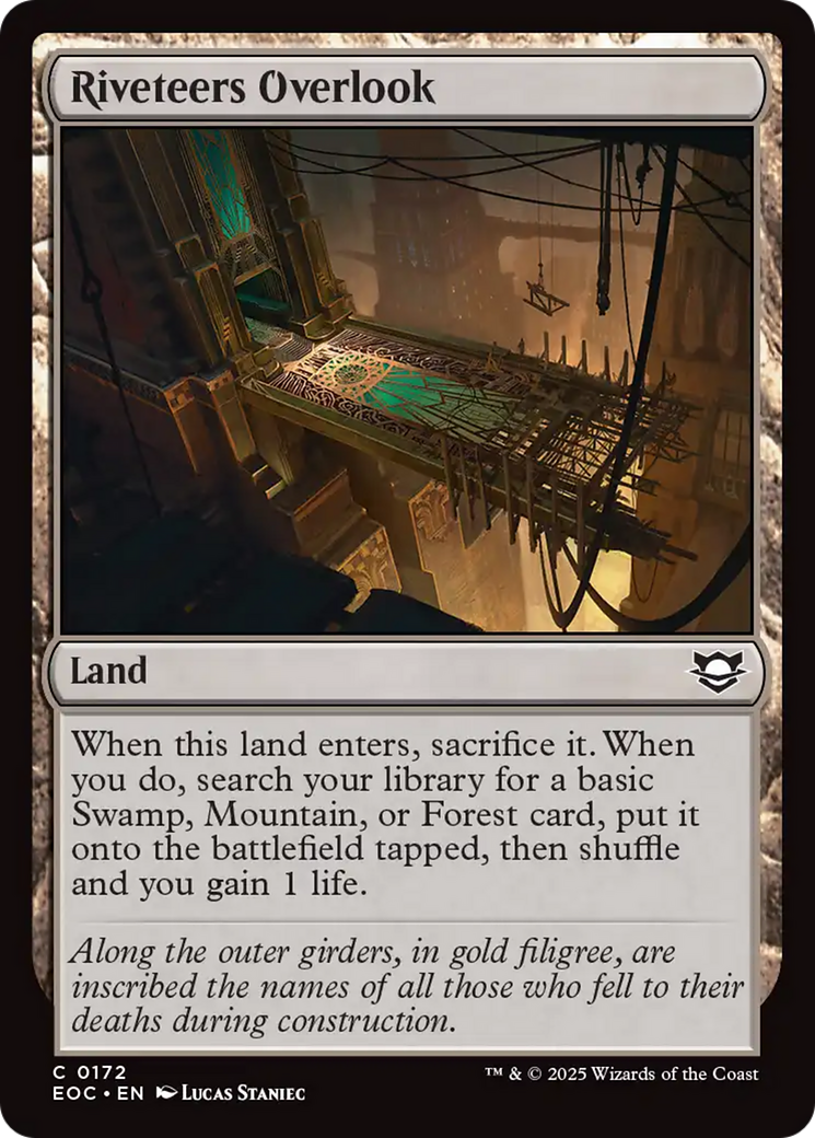 Riveteers Overlook [Edge of Eternities Commander] - Magic: The Gathering - Card Brawlers | Quebec | Canada |