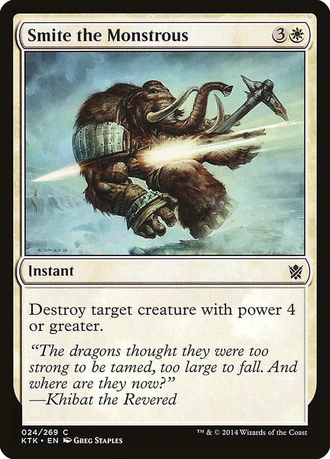 Smite the Monstrous [Khans of Tarkir] - Magic: The Gathering - Card Brawlers | Quebec | Canada |