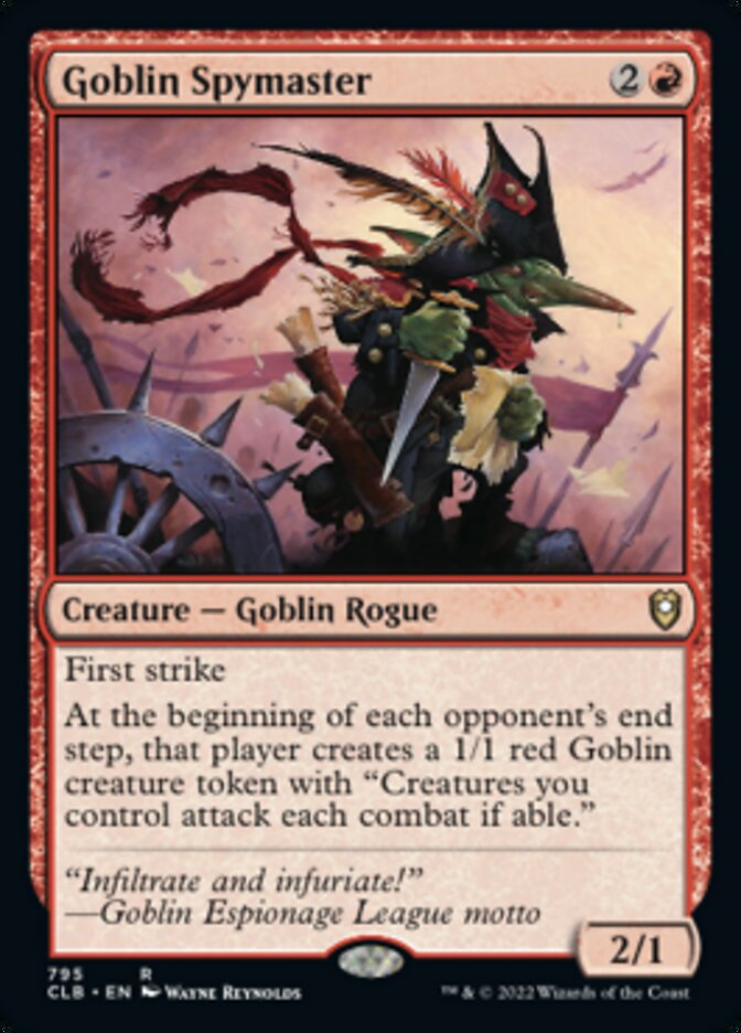 Goblin Spymaster [Commander Legends: Battle for Baldur's Gate] - Magic: The Gathering - Card Brawlers | Quebec | Canada |