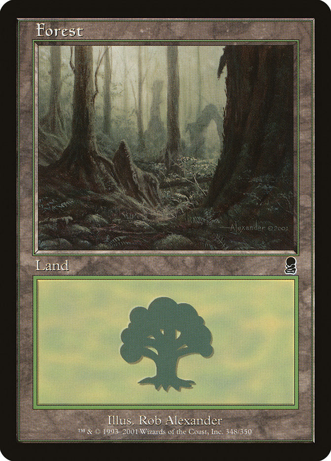 Forest (348) [Odyssey] - Magic: The Gathering - Card Brawlers | Quebec | Canada |