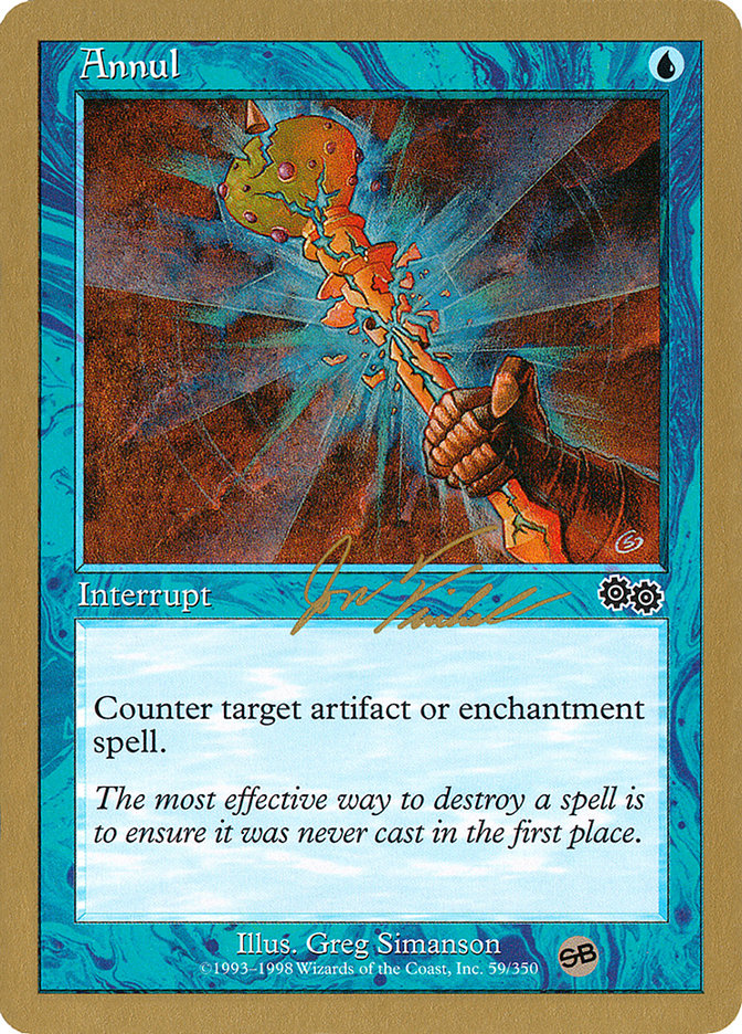 Annul (Jon Finkel) (SB) [World Championship Decks 2000] - Magic: The Gathering - Card Brawlers | Quebec | Canada |