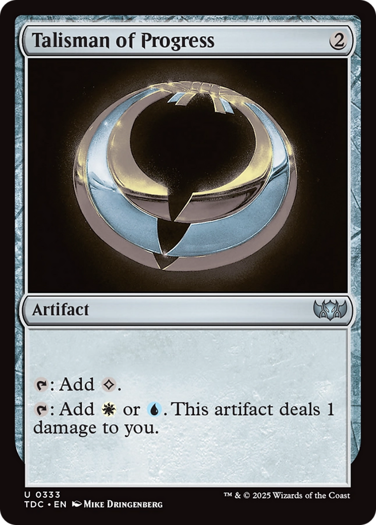Talisman of Progress [Tarkir: Dragonstorm Commander] - Magic: The Gathering - Card Brawlers | Quebec | Canada |