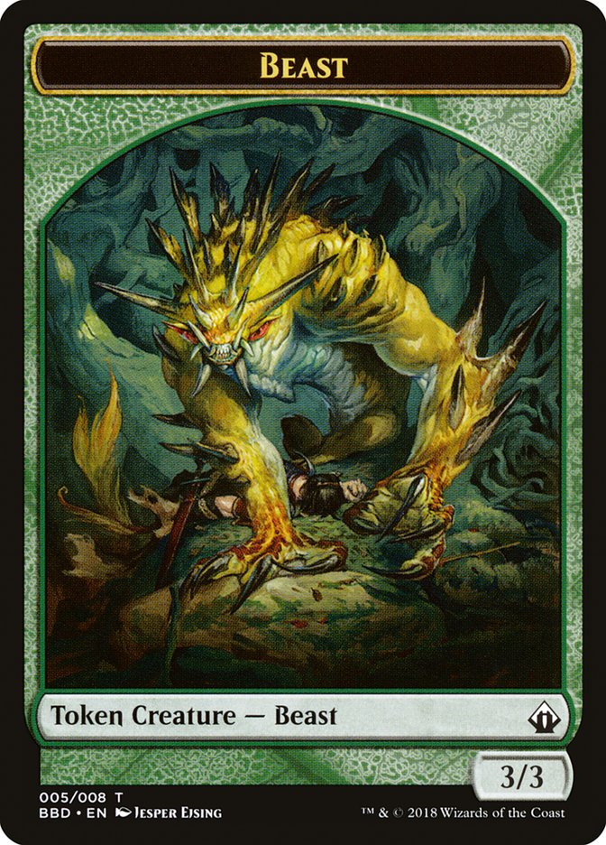 Beast Token [Battlebond Tokens] - Magic: The Gathering - Card Brawlers | Quebec | Canada |