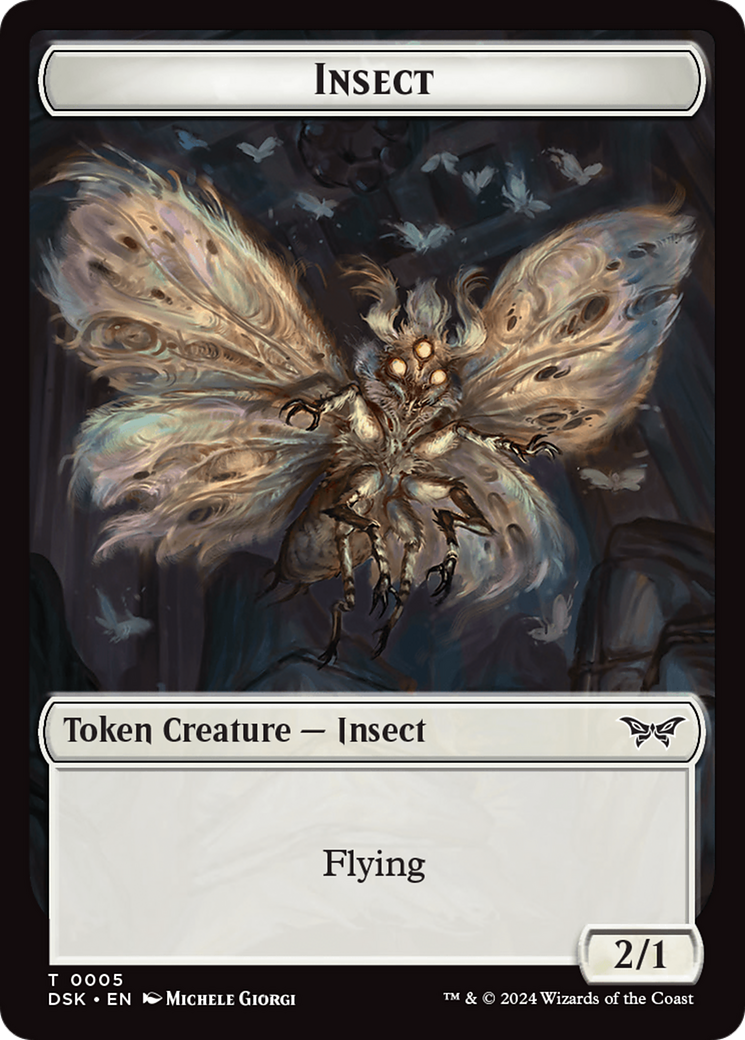 Insect (0005) Token [Duskmourn: House of Horror Tokens] - Magic: The Gathering - Card Brawlers | Quebec | Canada |