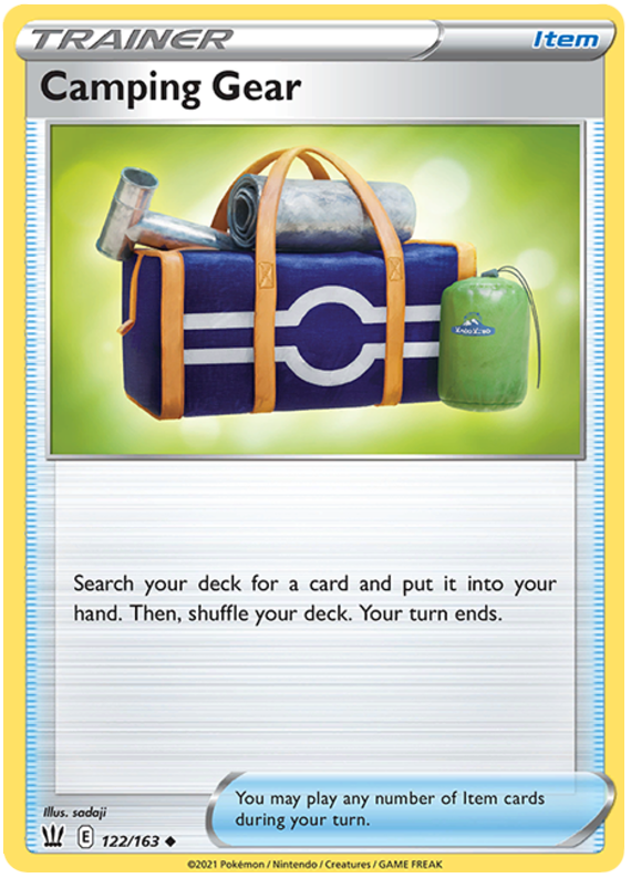 Camping Gear (122/163) [Sword & Shield: Battle Styles] - Pokémon - Card Brawlers | Quebec | Canada |