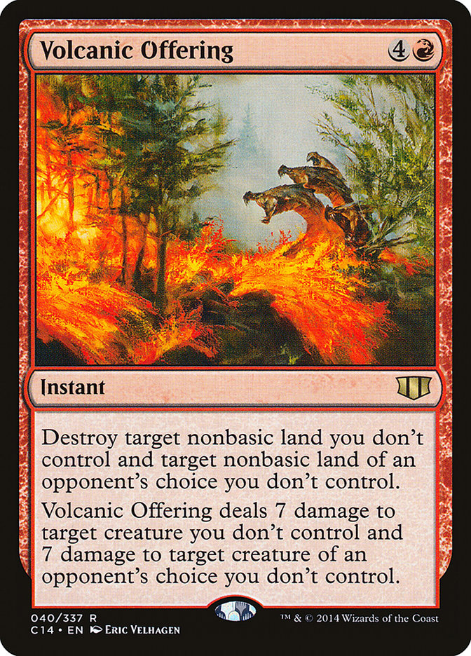 Volcanic Offering [Commander 2014] - Magic: The Gathering - Card Brawlers | Quebec | Canada |