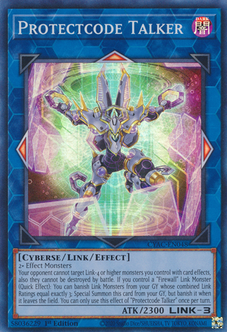 Talker Protectcode [CYAC-EN048] Super Rare 