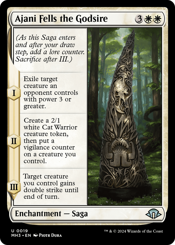 Ajani Fells the Godsire [Modern Horizons 3] - Magic: The Gathering - Card Brawlers | Quebec | Canada |