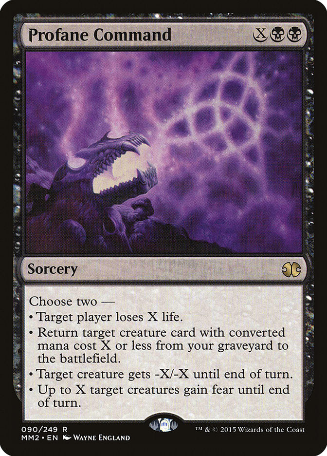 Profane Command [Modern Masters 2015] - Magic: The Gathering - Card Brawlers | Quebec | Canada |