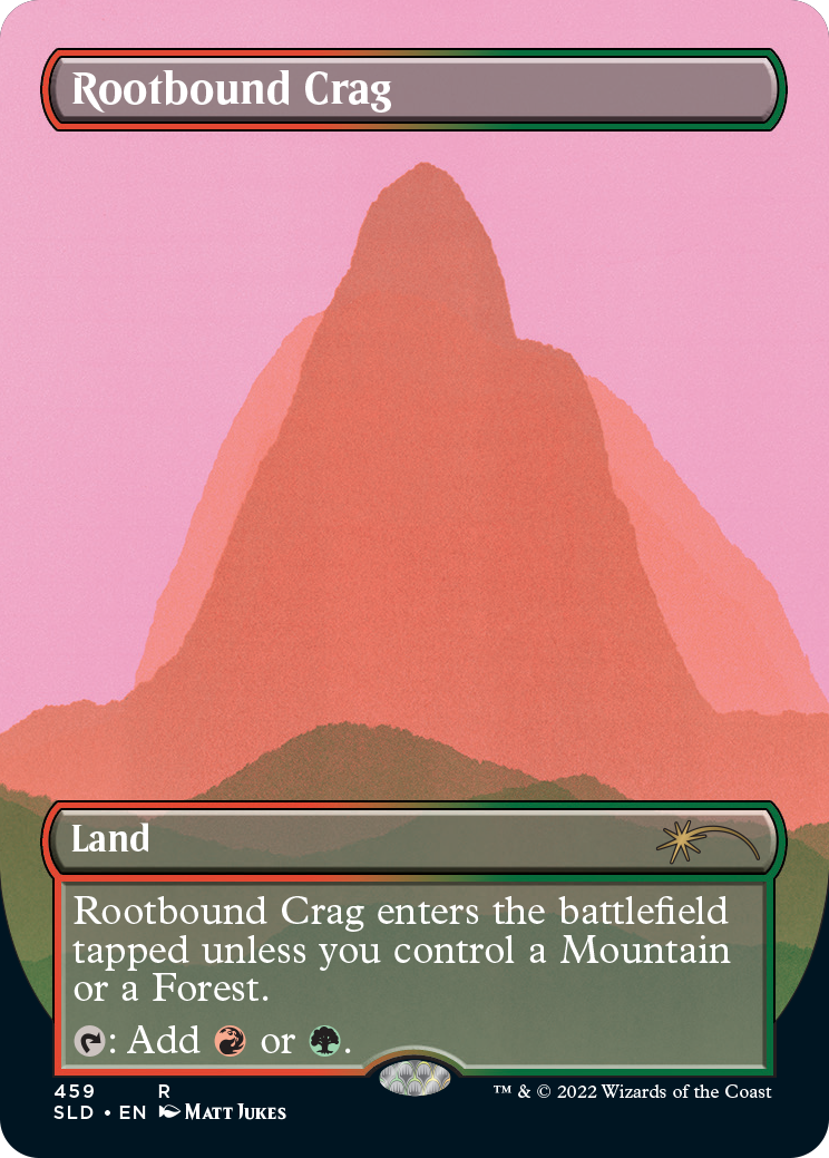 Rootbound Crag (Borderless) [Secret Lair Drop Series] - Magic: The Gathering - Card Brawlers | Quebec | Canada |
