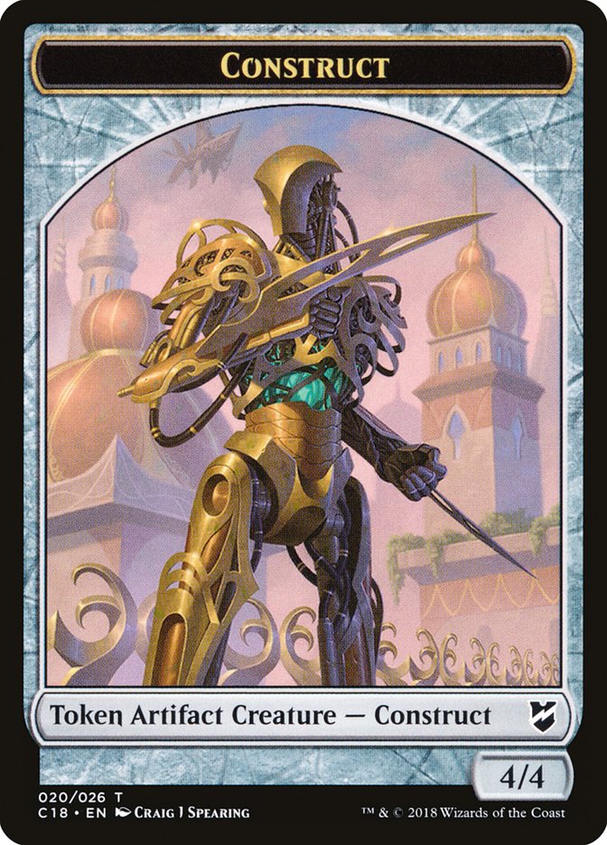 Construct Token (020/026) [Commander 2018 Tokens] - Magic: The Gathering - Card Brawlers | Quebec | Canada |