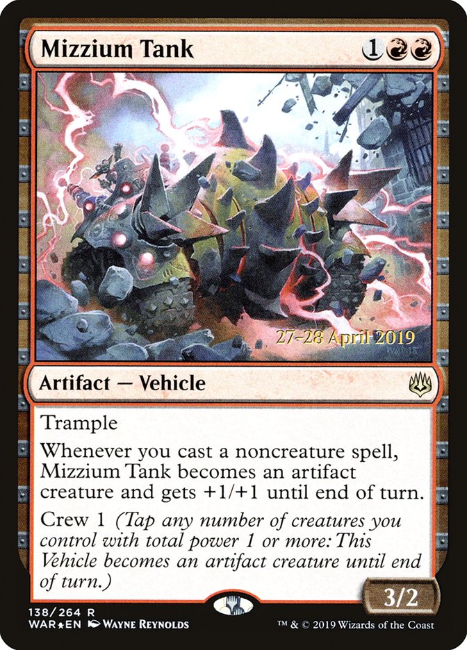 Mizzium Tank [War of the Spark Prerelease Promos] - Magic: The Gathering - Card Brawlers | Quebec | Canada |