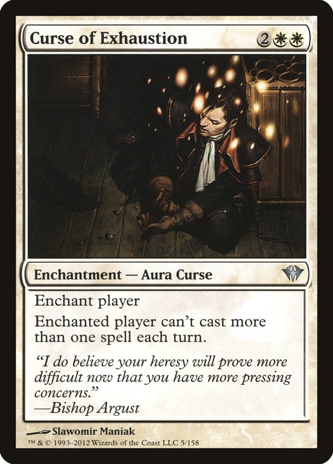 Curse of Exhaustion [Dark Ascension] - Magic: The Gathering - Card Brawlers | Quebec | Canada |