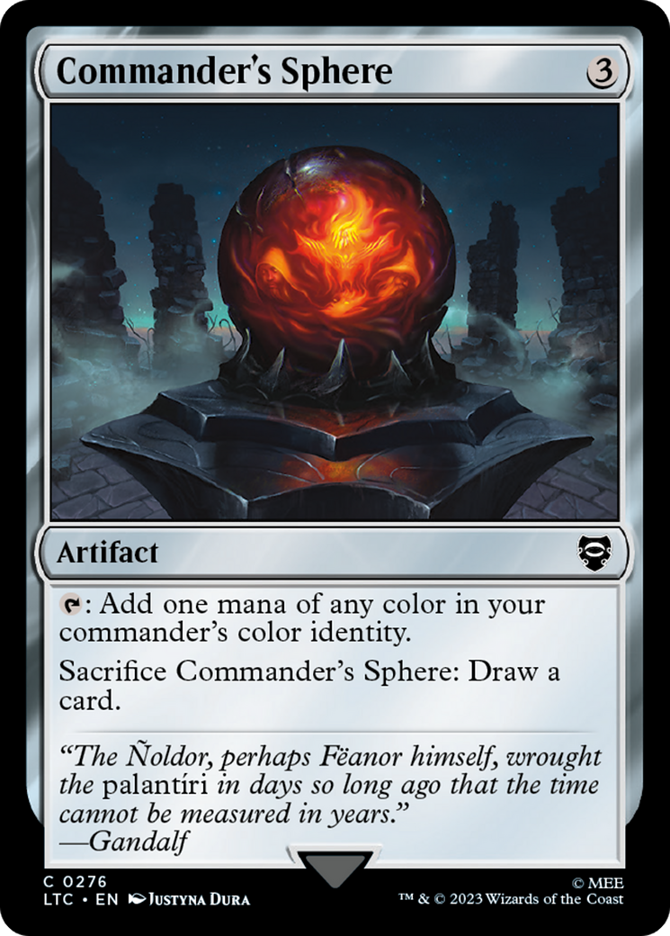 Commander's Sphere [The Lord of the Rings: Tales of Middle-Earth Commander] - Magic: The Gathering - Card Brawlers | Quebec | Canada |