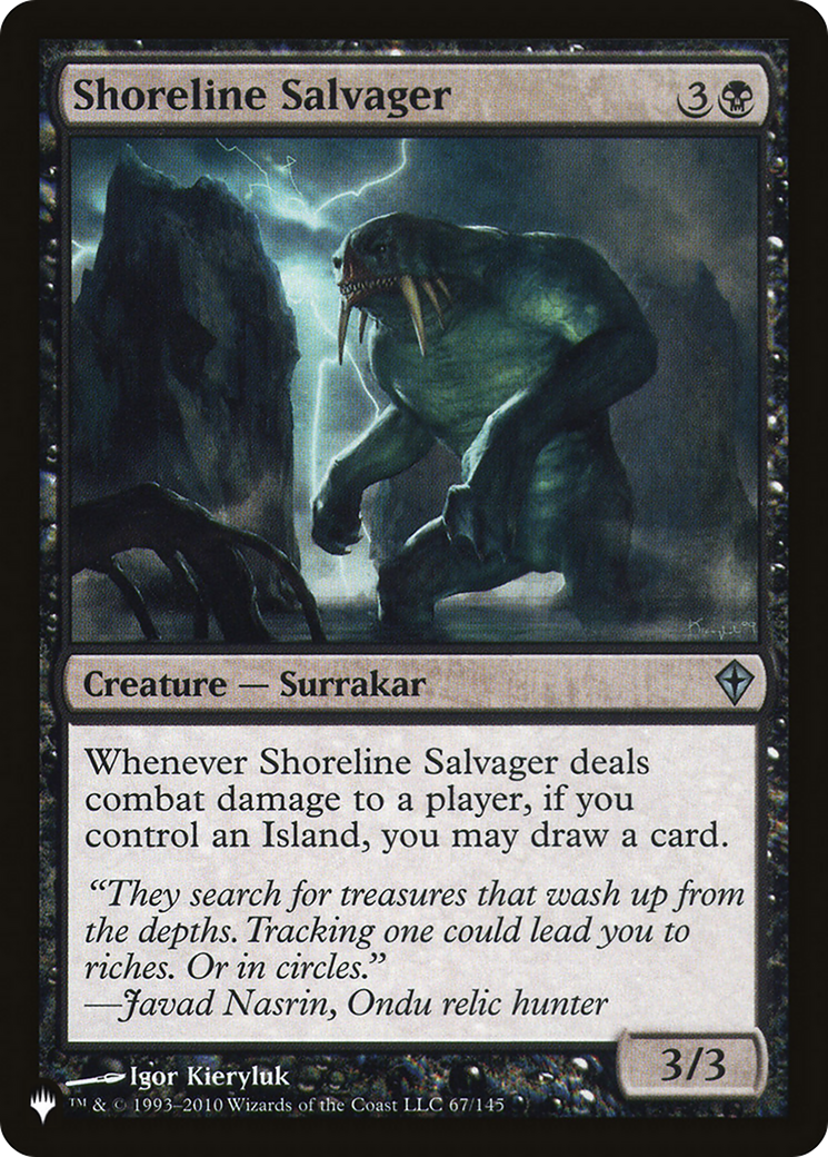 Shoreline Salvager [The List] - Magic: The Gathering - Card Brawlers | Quebec | Canada |