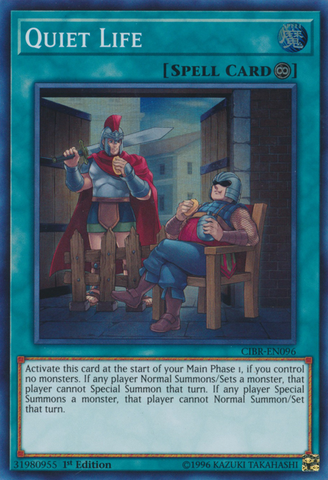 Quiet Life [CIBR-EN096] Super Rare - Yu-Gi-Oh! - Card Brawlers | Quebec | Canada |