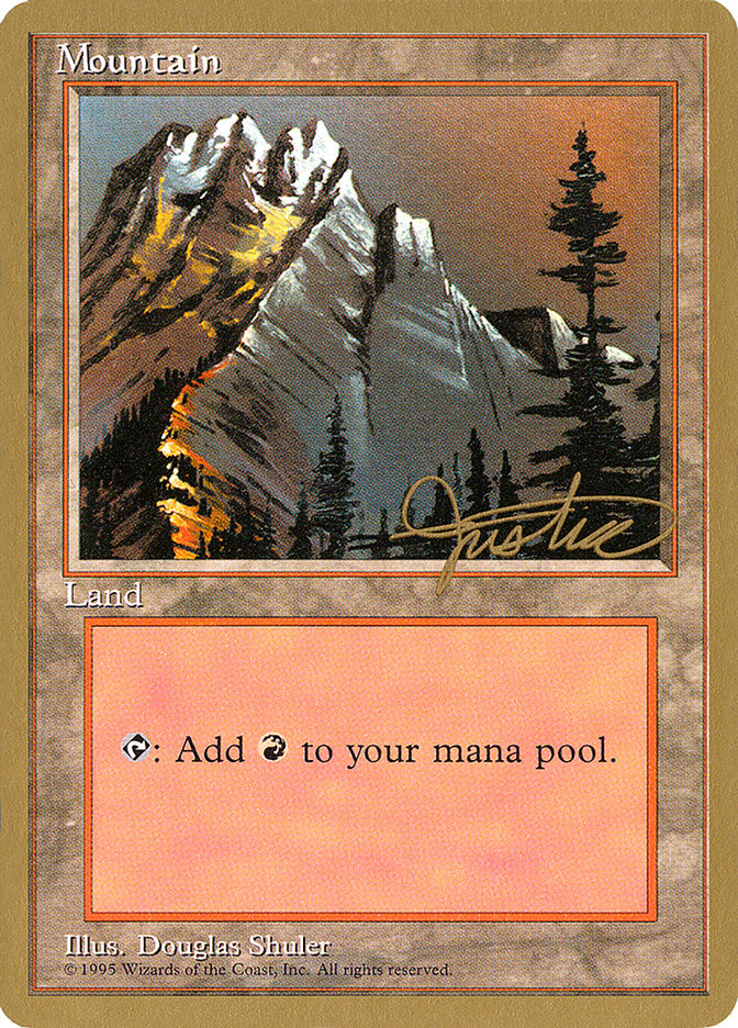 Mountain (mj373) (Mark Justice) [Pro Tour Collector Set] - Magic: The Gathering - Card Brawlers | Quebec | Canada |