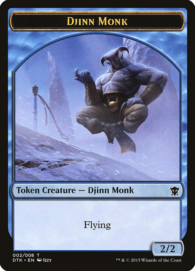 Djinn Monk Token [Dragons of Tarkir Tokens] - Magic: The Gathering - Card Brawlers | Quebec | Canada |
