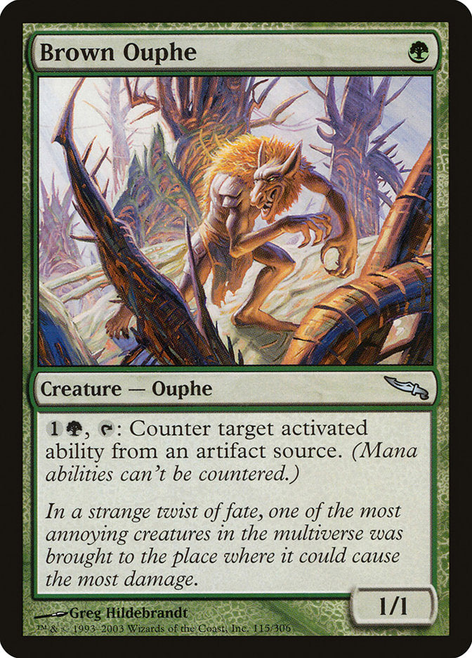 Brown Ouphe [Mirrodin] - Magic: The Gathering - Card Brawlers | Quebec | Canada |