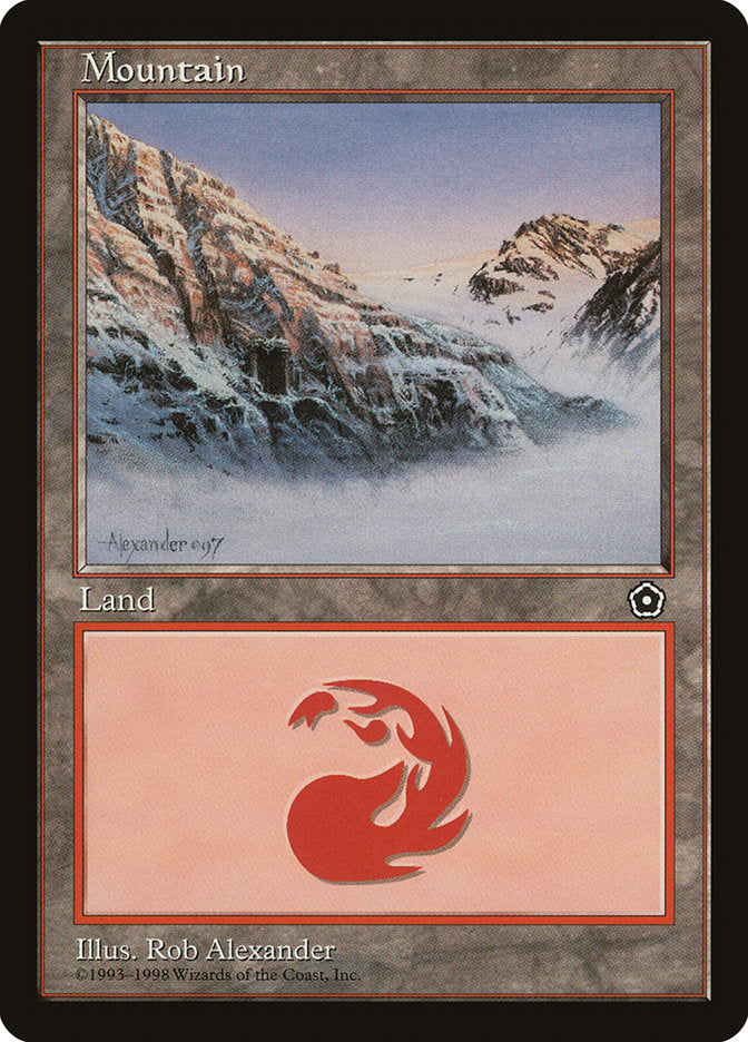 Mountain (Signature on Left / Cave on Left) [Portal Second Age] - Magic: The Gathering - Card Brawlers | Quebec | Canada |