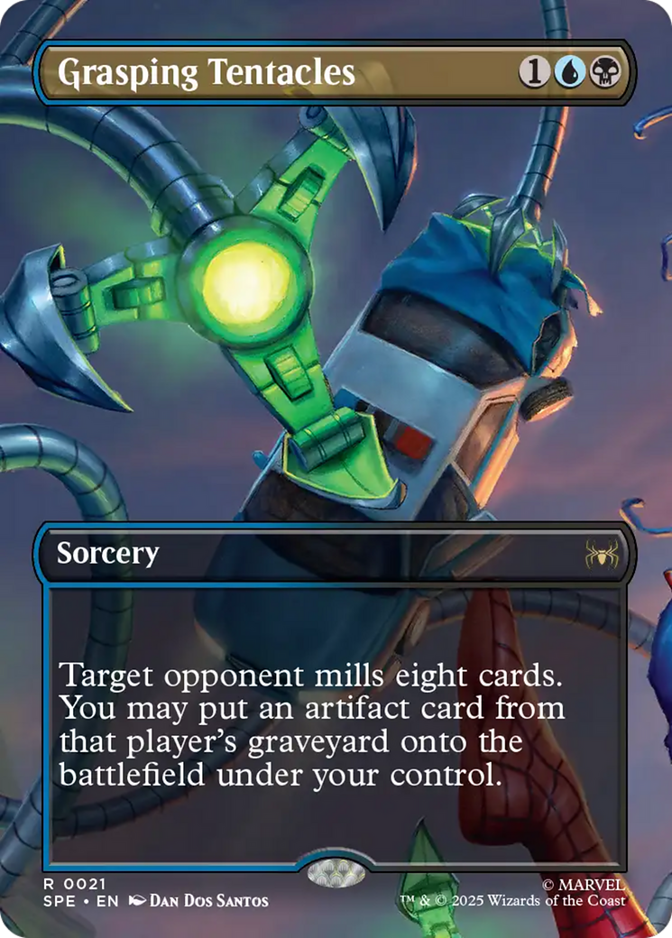 Grasping Tentacles (Borderless) [Marvel's Spider-Man: Eternal-Legal] - Magic: The Gathering - Card Brawlers | Quebec | Canada |