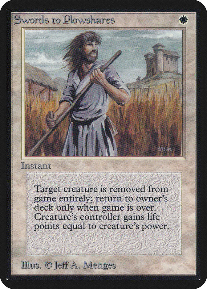 Swords to Plowshares [Alpha Edition] - Magic: The Gathering - Card Brawlers | Quebec | Canada |