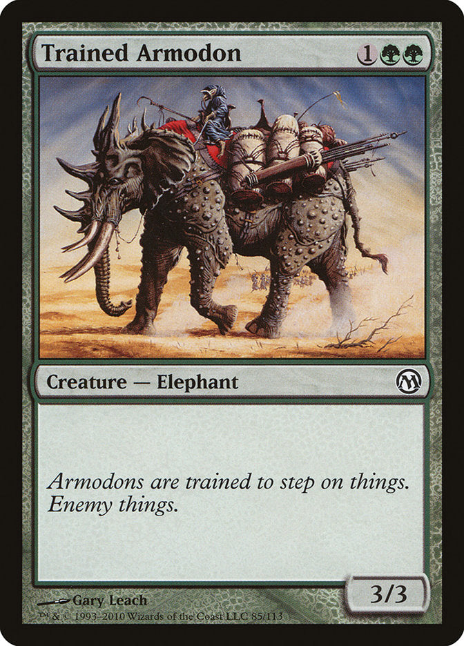 Trained Armodon [Duels of the Planeswalkers] - Magic: The Gathering - Card Brawlers | Quebec | Canada |