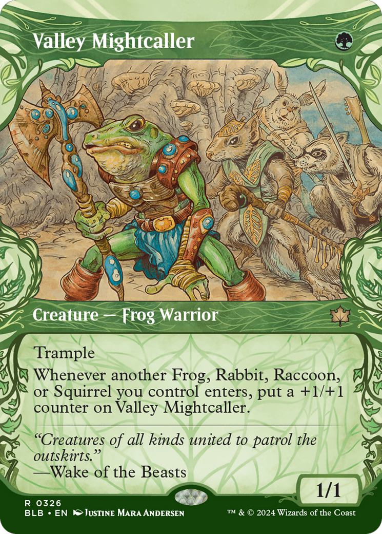 Valley Mightcaller (Showcase) [Bloomburrow] - Magic: The Gathering - Card Brawlers | Quebec | Canada |