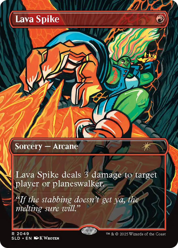 Lava Spike (2049) [Secret Lair Drop Series] - Magic: The Gathering - Card Brawlers | Quebec | Canada |