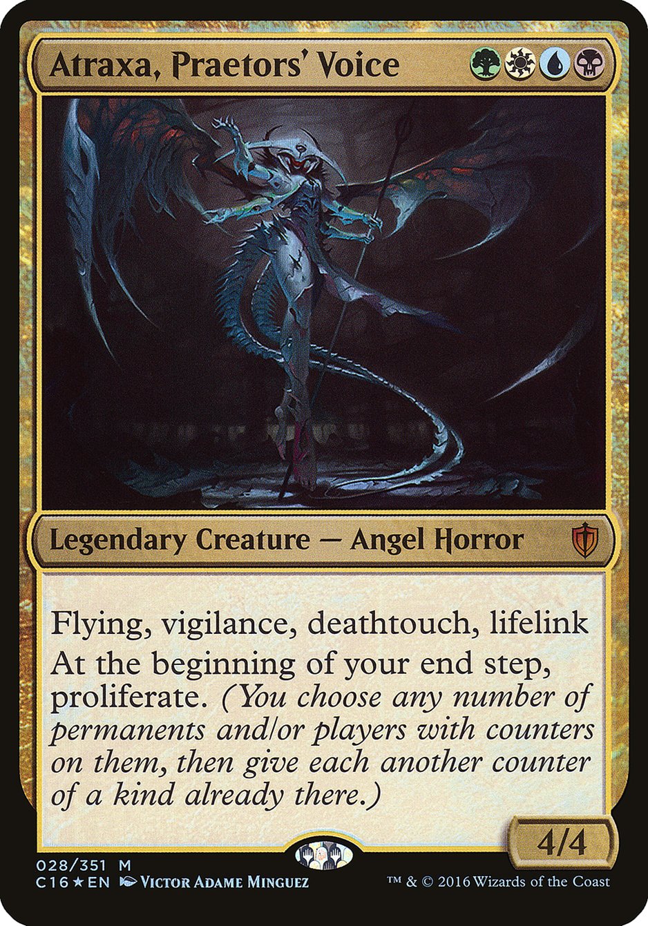 Atraxa, Praetors' Voice (Oversized) [Commander 2016 Oversized] - Magic: The Gathering - Card Brawlers | Quebec | Canada |