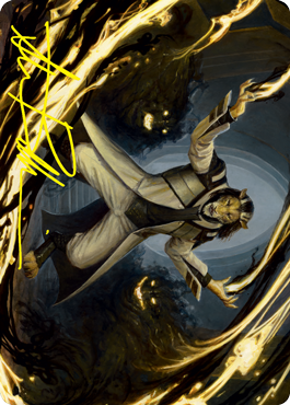 Leonin Lightscribe Art Card (Gold-Stamped Signature) [Strixhaven: School of Mages Art Series] - Magic: The Gathering - Card Brawlers | Quebec | Canada |