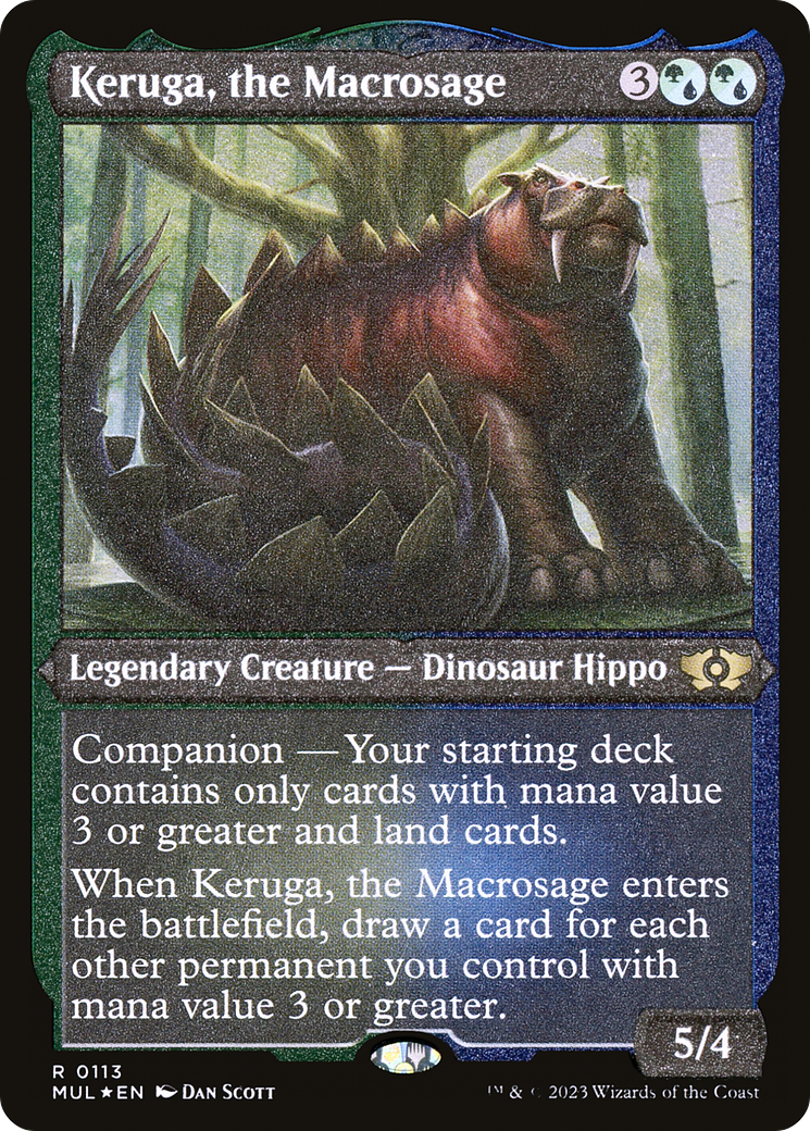 Keruga, the Macrosage (Foil Etched) [Multiverse Legends] - Magic: The Gathering - Card Brawlers | Quebec | Canada |