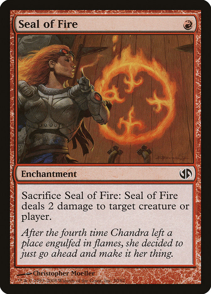 Seal of Fire [Duel Decks: Jace vs. Chandra] - Magic: The Gathering - Card Brawlers | Quebec | Canada |