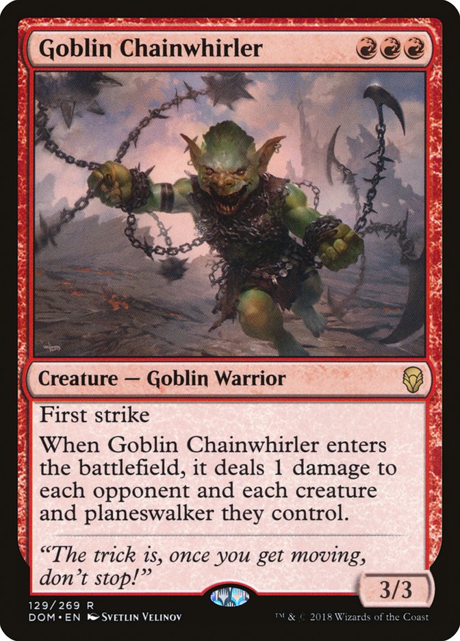 Goblin Chainwhirler [Dominaria] - Magic: The Gathering - Card Brawlers | Quebec | Canada |