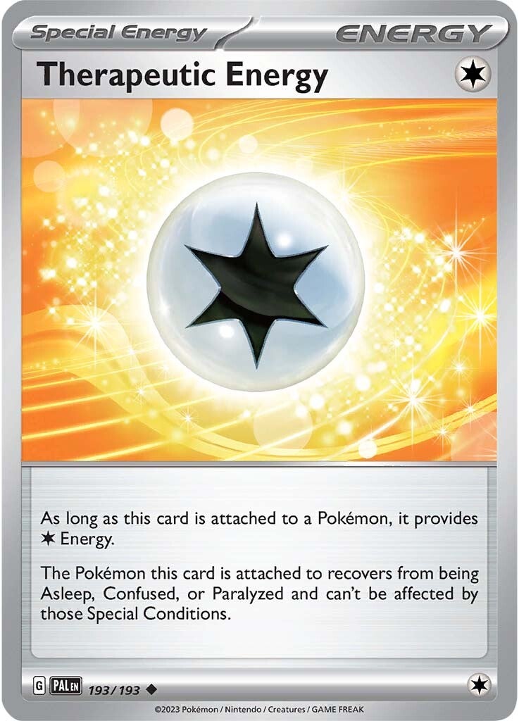 Therapeutic Energy (193/193) [Scarlet & Violet: Paldea Evolved] - Pokémon - Card Brawlers | Quebec | Canada |