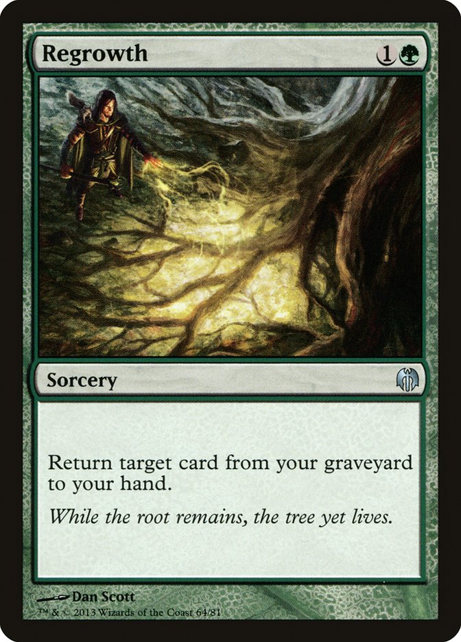 Regrowth [Duel Decks: Heroes vs. Monsters] - Magic: The Gathering - Card Brawlers | Quebec | Canada |