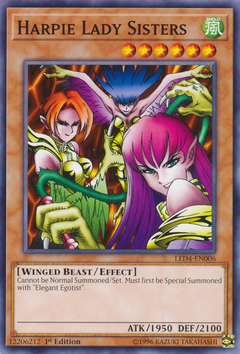 Harpie Lady Sisters [Duelistes légendaires : Sœurs de la Rose] [LED4-EN006] 