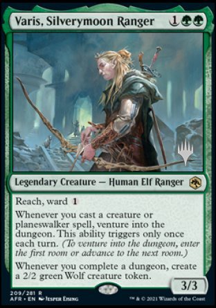 Varis, Silverymoon Ranger (Promo Pack) [Dungeons & Dragons: Adventures in the Forgotten Realms Promos] - Magic: The Gathering - Card Brawlers | Quebec | Canada |