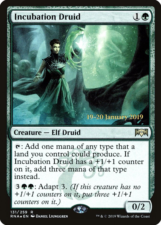 Incubation Druid [Ravnica Allegiance Prerelease Promos] - Magic: The Gathering - Card Brawlers | Quebec | Canada |