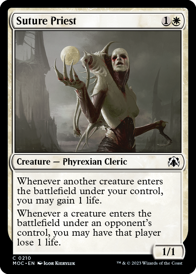 Suture Priest [March of the Machine Commander] - Magic: The Gathering - Card Brawlers | Quebec | Canada |
