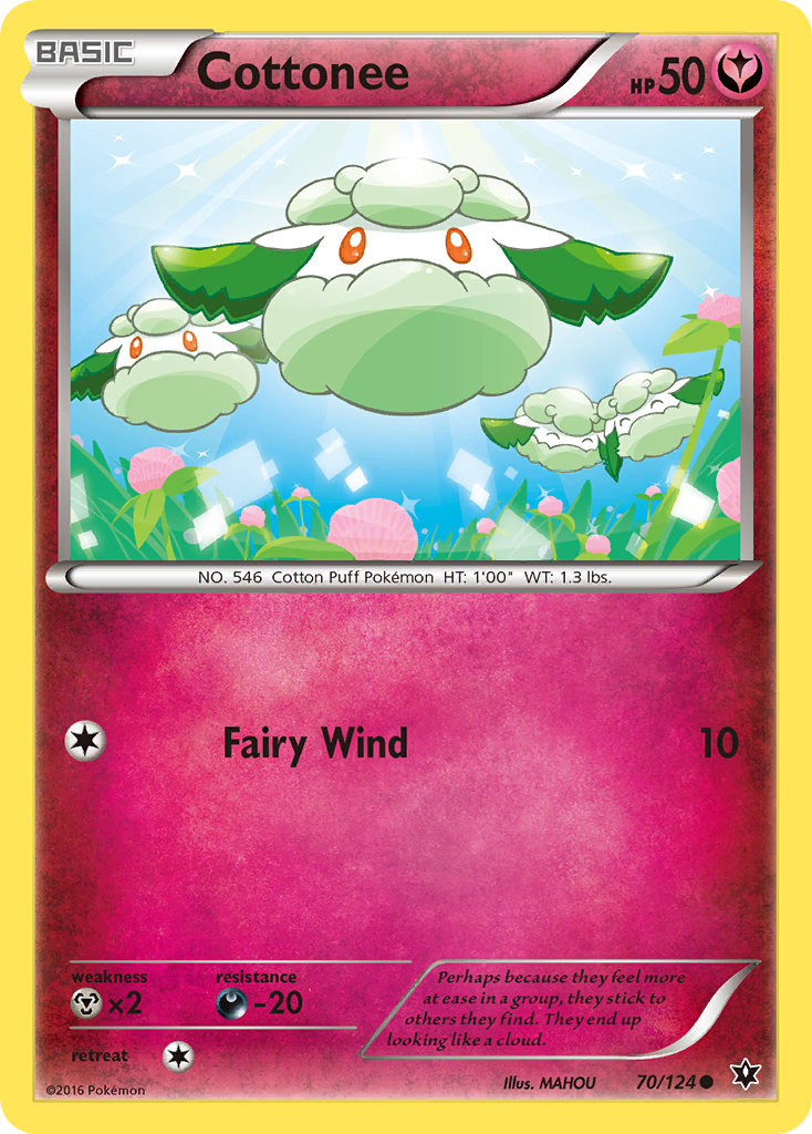 Cottonee (70/124) [XY: Fates Collide] - Pokémon - Card Brawlers | Quebec | Canada |