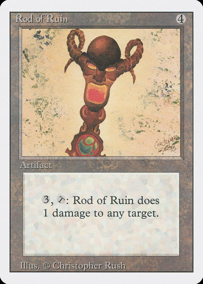 Rod of Ruin [Revised Edition] - Magic: The Gathering - Card Brawlers | Quebec | Canada |