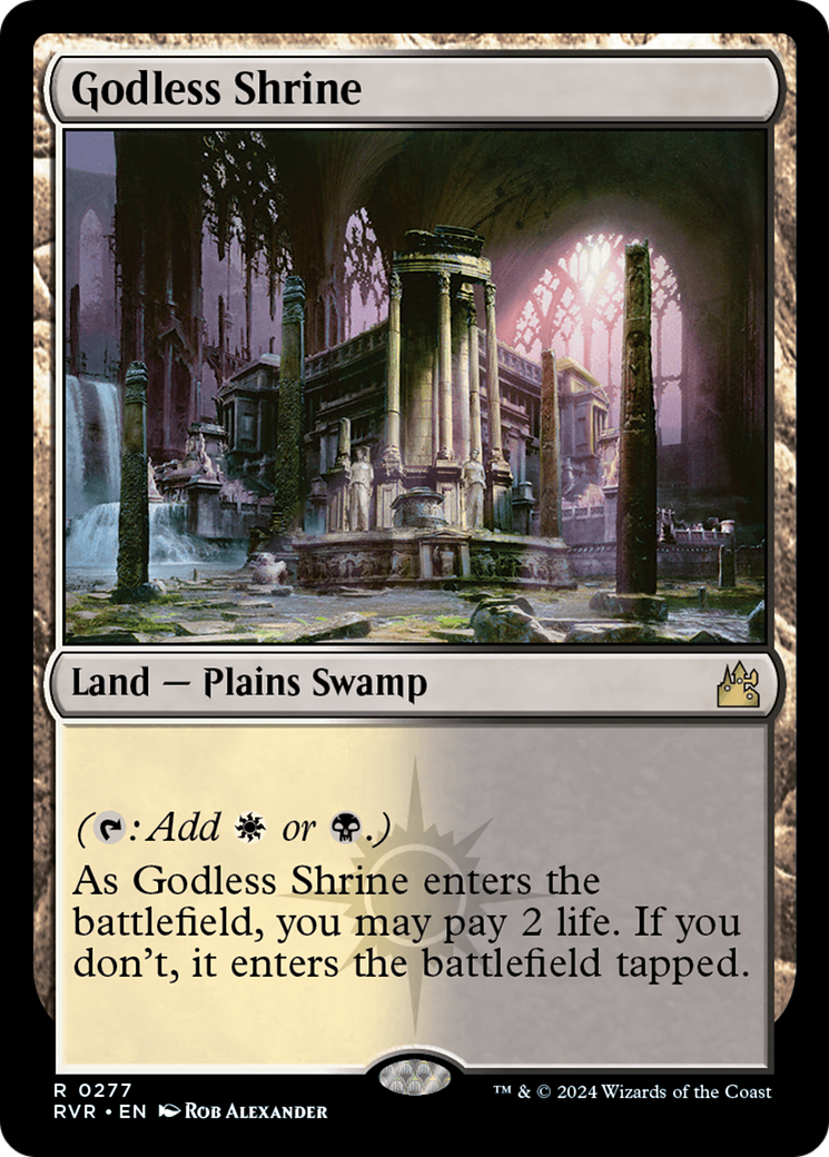 Godless Shrine [Ravnica Remastered] - Magic: The Gathering - Card Brawlers | Quebec | Canada |