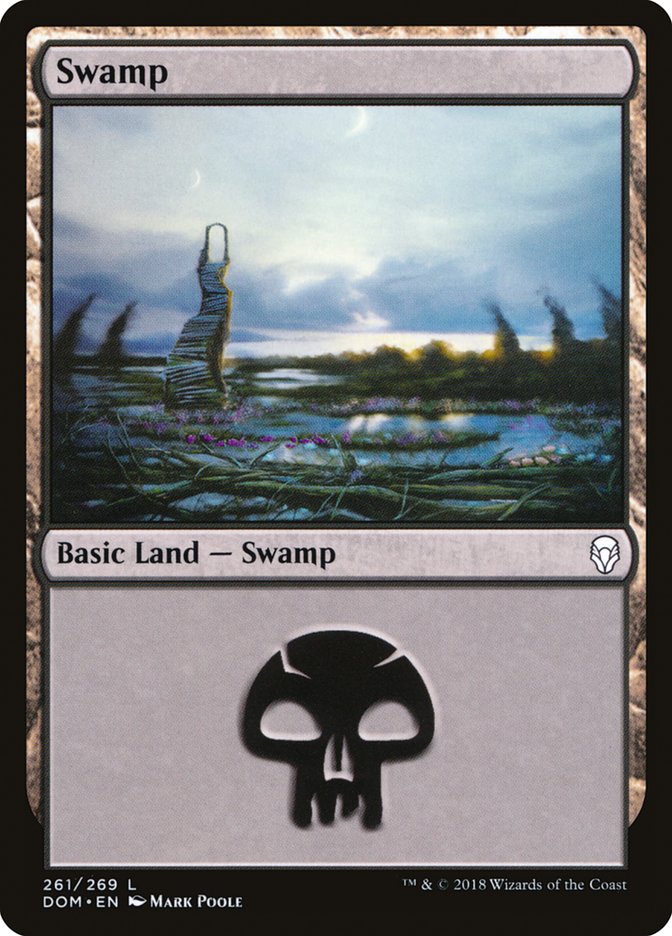 Swamp (261) [Dominaria] - Magic: The Gathering - Card Brawlers | Quebec | Canada |