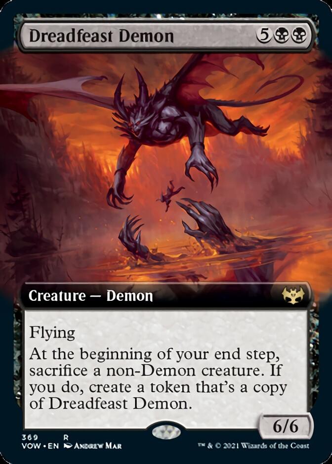 Dreadfeast Demon (Extended Art) [Innistrad: Crimson Vow] - Magic: The Gathering - Card Brawlers | Quebec | Canada |